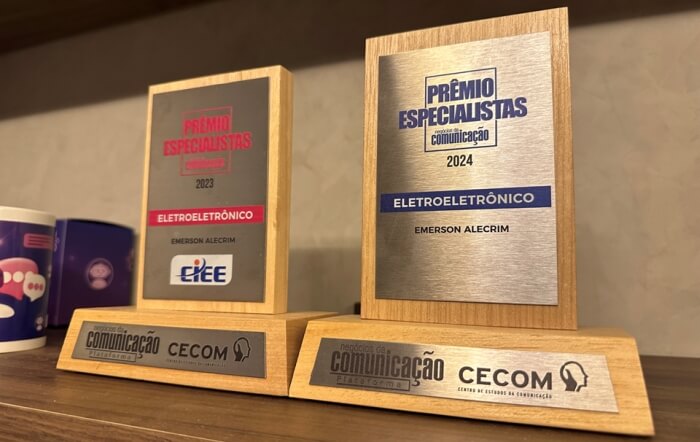 Emerson Alecrim: Prêmio Especialistas 2023, categoria Eletroeletrônico